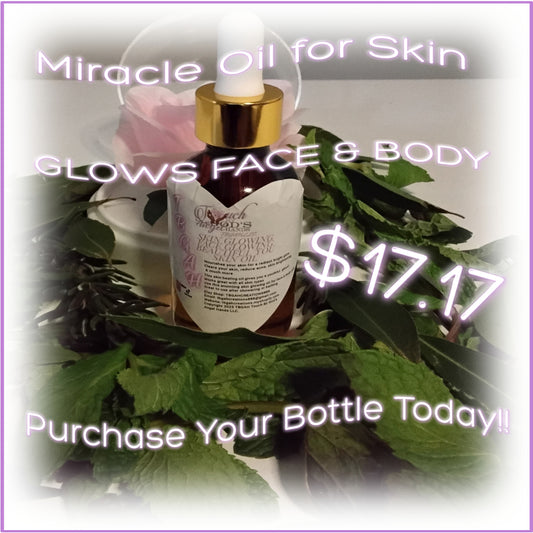 Skin Glowing Face Glowing Miracle Skincare Oil  Beautiful You For Face & Body Youthful Looking Skin Reduce Acne /Clears Skin/ Glowy Skin